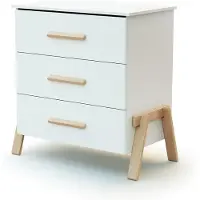 AT4 - Commode CANAILLE Hout wit en beuken gelakt