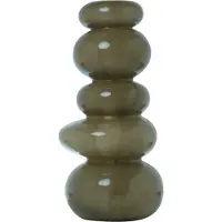 Hakbijl Glass Balance Vaas brons bruin groot