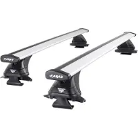 Farad Dakdragers geschikt voor Hyundai Santa Fe vanaf 2024 open dakrailing - Aluminium - Hoog laadvermogen 100kg - Wingbar Zilver - Merk