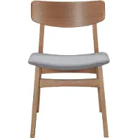 Selsey Eetkamerstoel Parador | Design hout naturel 48.5x77x60.5 cm eetkamerstoelen | NADUVI