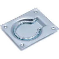 Dx Luikring / 75X90mm / Staal Verzinkt