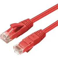 Microconnect UTP601R - CAT6 U/UTP Netwerkkabel - 1.0m - Rood