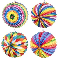 Boland Vier feest met papieren ballonlampionnen - Perfect voor verjaardagen en kinderfeestjes!
