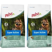 Prins Procare Hondenvoer - Super Opgroeiende Actieve Hond - 2 St u00c3 3 kg