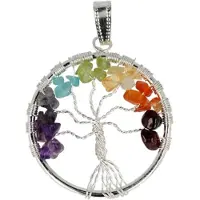 Ruben Robijn Chakra levensboom hanger 30 mm Chakra wire