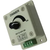MasterLed LED Dimmer met draaiknop 12-24 / 8 ampère