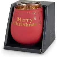 Miko Sfeerlichthouder - Merry Christmas - Glas
