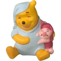BULLYLAND Winnie de pooh en knorretje - in pyama - speelfiguurtje - 6 cm