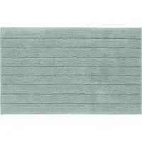 Casilin Badmat Antislip 50x80cm Luca - Waterabsorberende Badkamermat - Wasbaar en Sneldrogend - Voor Douche en Bad - 100% Katoen - Rechthoek - Lichtgroen