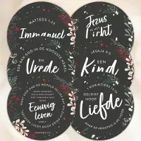 MajesticAlly Voordeel kerstkaarten - rond - serie 5 -