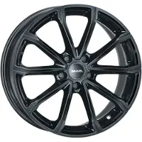 Mak Litá velg DaVinci, 8x19 inch, 5x112 steek, ET 50, glanzend zwart