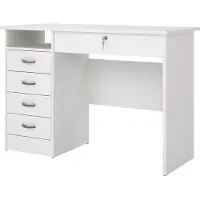 Giga Kantoorbureau Function Plus Wit 5-lades - Living