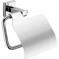 Sapho Toiletrolhouder Colorado 14.4x13.7 cm met Klep Chroom