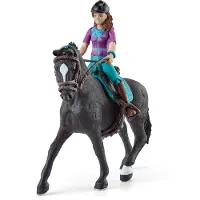 Schleich HORSE CLUB - Speelfigurenset - Lisa & Storm - Kinderspeelgoed voor Jongens en Meisjes - 5 tot 12 jaar - 42541