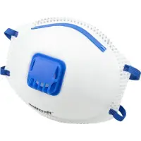 Wolfcraft Voorgevormde stofmaskers | Met ventiel | FFP2 | 15 stuks - 4948000