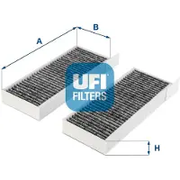 Ufi 54.254.00 Interieurfilter