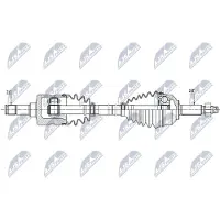 NTY NPW-CH-104 Aandrijfas