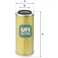 Ufi 27.679.00 Luchtfilter