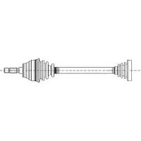 ERA Benelux DA60738 Aandrijfas