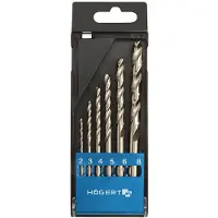 Högert HT6D186 Set metalen spiraalboren