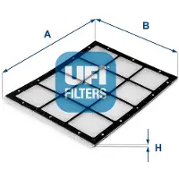 Ufi 53.317.00 Interieurfilter