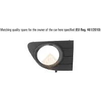 ISAM 0138718 Ventilatiegrille, bumper