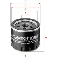 Sofima S 3820 R Oliefilter