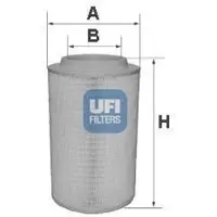 Ufi 27.650.00 Luchtfilter