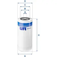 Ufi 23.120.01 Oliefilter