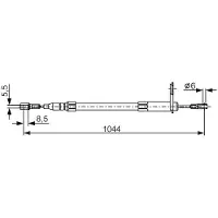 Bosch 1 987 477 812 Handremkabel