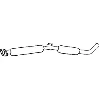 VEGAZ RS-437 Uitlaat middendemper
