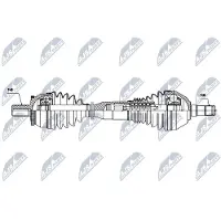 NTY NPW-VV-059 Aandrijfas