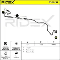 RIDEX 83B0257 Remslang