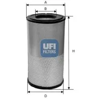 Ufi 27.423.00 Luchtfilter