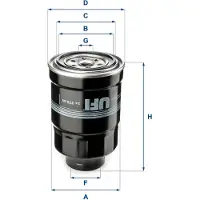 Ufi 24.375.00 Brandstoffilter