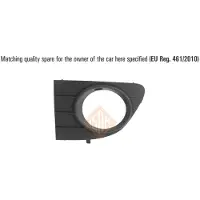 ISAM 0138719 Ventilatiegrille, bumper