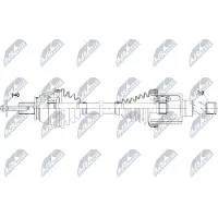 NTY NPW-FR-092 Aandrijfas