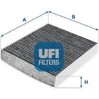 Ufi 54.296.00 Interieurfilter