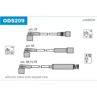 JANMOR ODS209 Bougiekabels