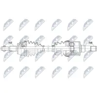 NTY NPW-FR-164 Aandrijfas