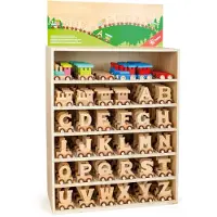 Small Foot Design Letter trein display gevuld, 180dlg