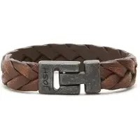 Josh Heren Leren Armband Vintage Bruin | 24903-BRA