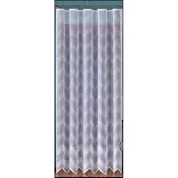 Wisan Xenia jacquard vitrage Gordijn 150x 250 cm - Curtains - hoogwaardig jacquardgordijn- wit- 150 x 250 cm