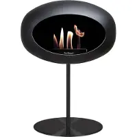 Le Feu Biohaard Ground Steel Low - Zwart