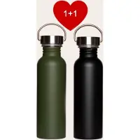 Retulp Waterfles pakket - Drinkflessen - Waterflessen - Waterfles - Drinkfles - RVS - 750 ml - 2 Stuks - 1+1 gratis