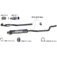 ERNST 012249 Uitlaat middendemper