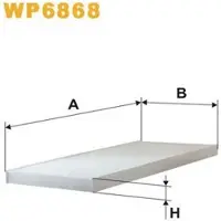 WIX FILTERS WP6868 Interieurfilter