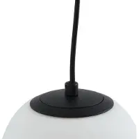 LUCANDE Hanglampe , Bidolo, dimbare, Wit, Badkamer, Glas
