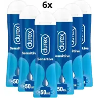 Durex Play Glijmiddel Sensitive Voordeelverpakking 6x50ml