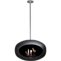 Le Feu SKY Haard Bio Ethanol 140 cm -Zwart/Steel